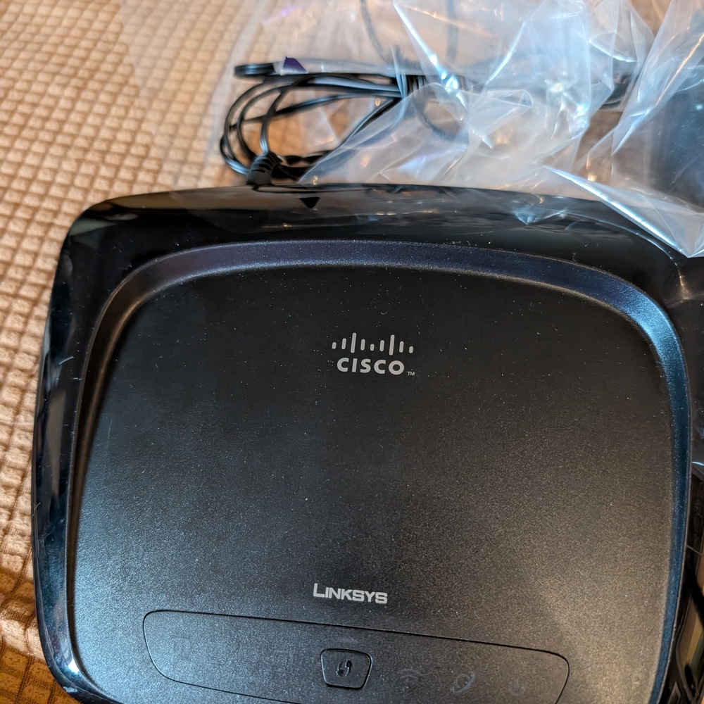 Cisco Linksys Black Wireless Router